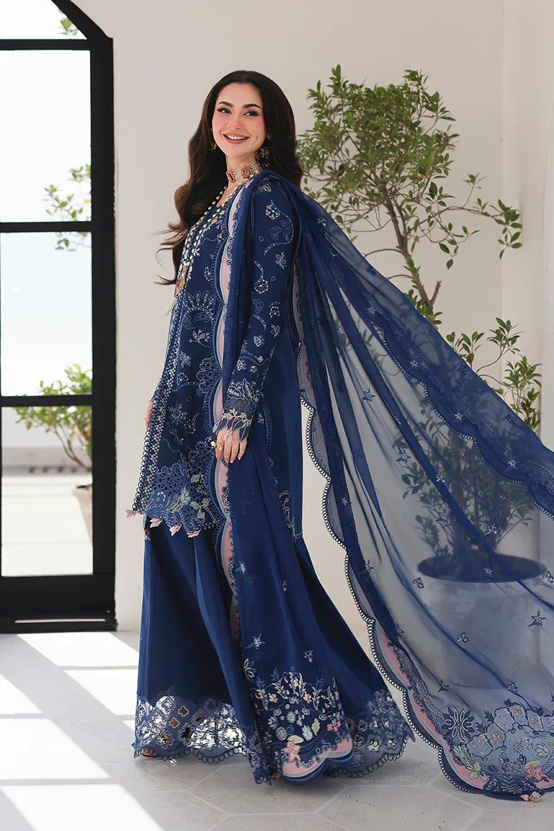 Qalamkar Premium Emb Lawn Suite Vol # 4766