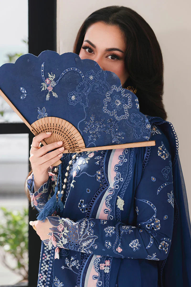 Qalamkar Premium Emb Lawn Suite Vol # 4766