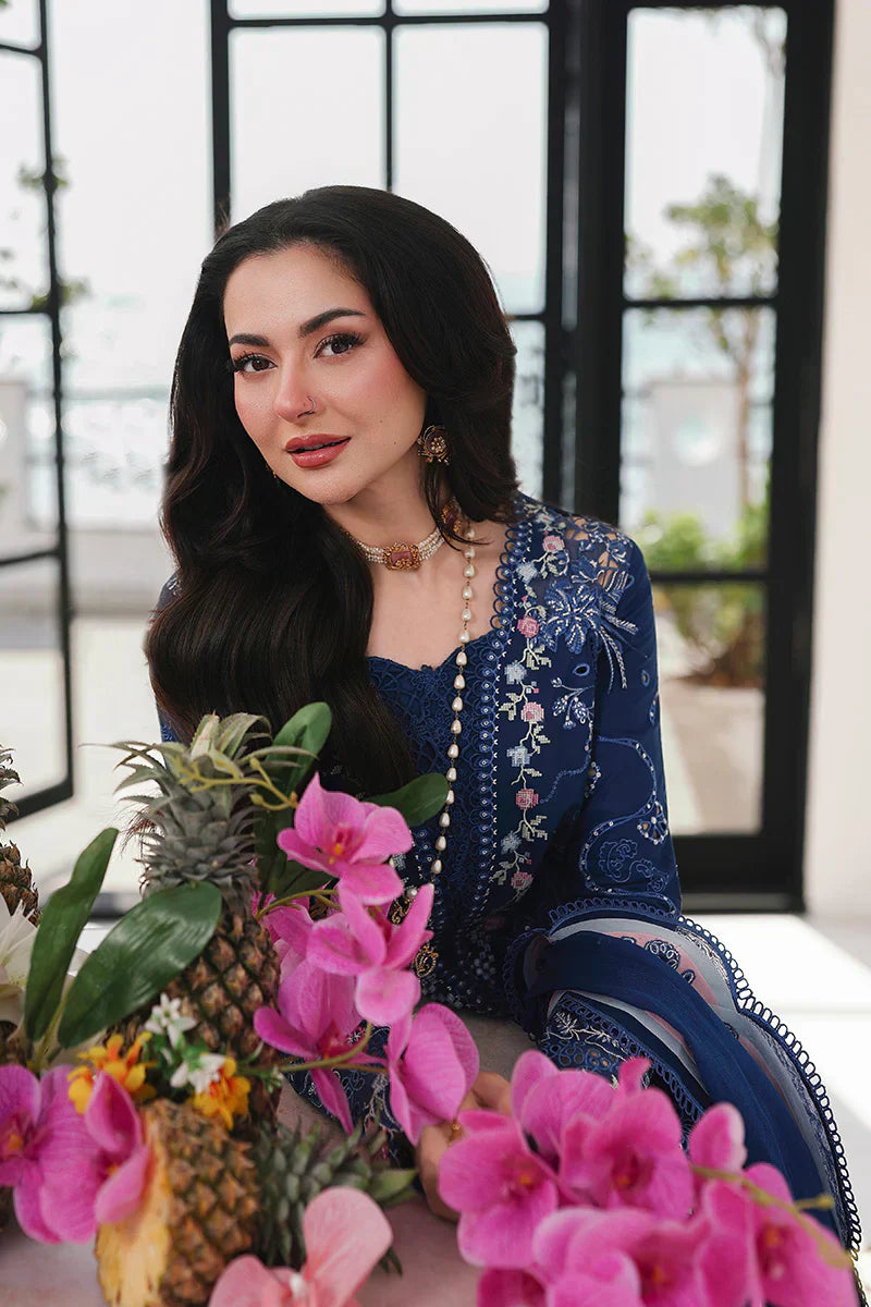 Qalamkar Premium Emb Lawn Suite Vol # 4766